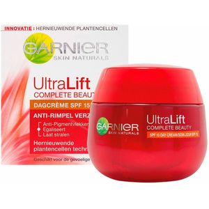 6x Garnier SkinActive UltraLift Anti-rimpel Dagcrème SPF 15 50 ml
