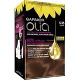 Garnier - Olia - Haarverf - 5,35 - Crème - 1 doos