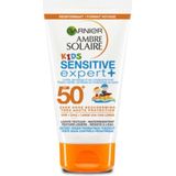 6x Garnier Ambre Solaire Sensitive Expert+ Kids Zonnebrandmelk SPF 50+ Reisformaat 50 ml