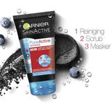 Pure Active - Gezichtsreiniger - Houtskool - 150ml