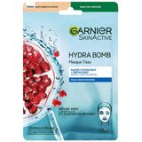 Garnier SkinActive Hydra Bomb Sheet Mask met Granaatappel - Gezichtsmasker – Tissue Masker - Gezichtsverzorging