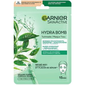 Garnier SkinActive Hydra Bomb Tissue Masker met Groene Thee - 1 stuk