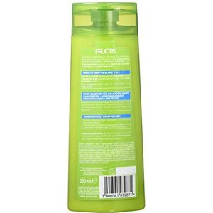 Garnier Fructis Shampoo Kraft & Glans Verstevigend 2-in-1, verpakking van 6 stuks (6 x 250 ml)