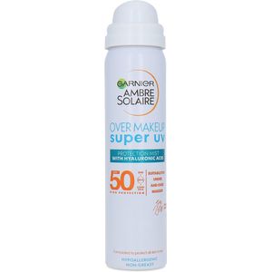 Garnier Ambre Solaire Over Makeup Super UV Protection Mist SPF50 75ml Duo