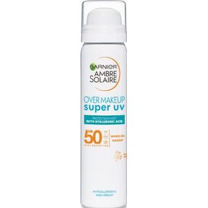 Ambre Solaire - Super UV Over Makeup Mist - Transparant - Hyaluronzuur - SPF50+