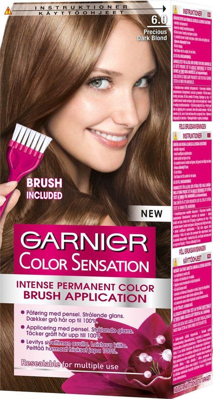 Garnier - Color Sensation - Haarkleuring - Donkerblond - 1 Stuk