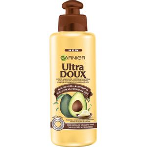 Garnier Ultra Doux Avocado Olie & Shea Boter Intens Voedende Verzorgingscrème - Zeer Droog, Pluizig Haar - 200ml