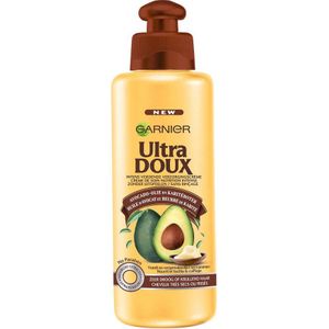 Garnier Ultra Doux Avocado Olie & Shea Boter Intens Voedende Verzorgingscrème - Zeer Droog, Pluizig Haar - 200ml