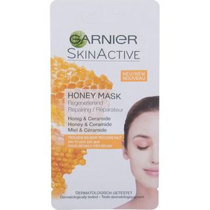 Garnier Skinactive Face Herstellend Honing Masker Honing & Ceramide Droge tot Zeer Droge Huid - 8ml - Gezicht Masker