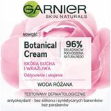 Garnier crème hydraterend voor gezicht Botanical Rose Water (voor vrouwen)