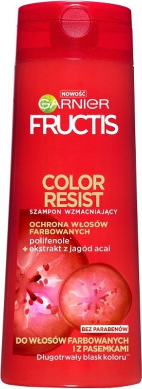 Garnier - Fructis Color Resist - Shampoo - 250ml - Acai Bessen Extract