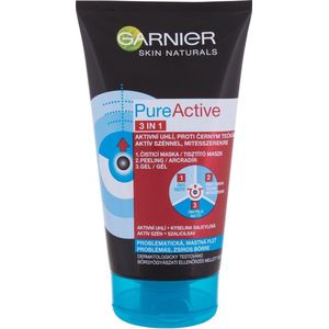Garnier - Pure Active - Gezichtsmasker - Zwart - 150 ml