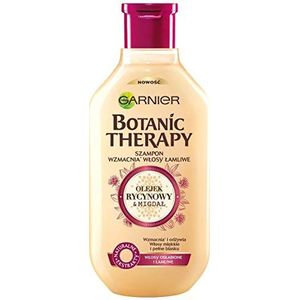 Garnier, Botanic Therapy Shampoo versterkt broos haar, ricinusolie en amandel, 400 ml, 1 stuk