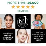 Gezichtsmasker - Zwart - Houtskool en Algen