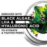 Gezichtsmasker - Zwart - Houtskool en Algen