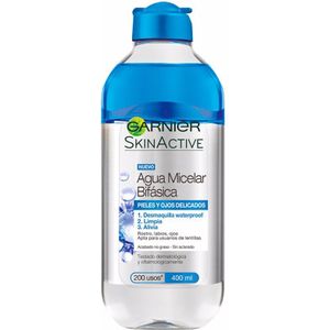 Garnier Skin Active Mizellar Water voor zeer gevoelige huid en ogen, 6 x 400 ml, totaal: 2400 ml
