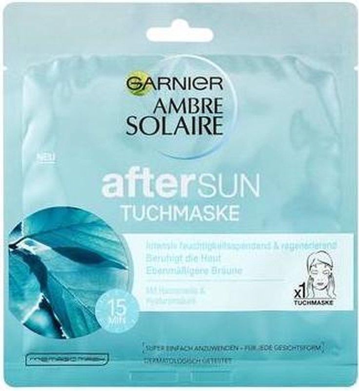 Loreal Garnier Ambre Solaire Aftersun doekmasker