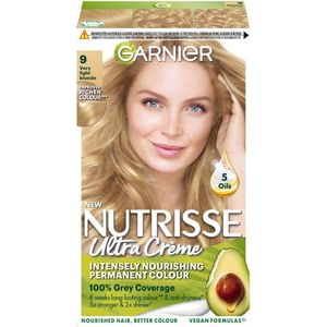 Garnier - Nutrisse Cream - Haarkleuring - 9 Zeer Licht Blond