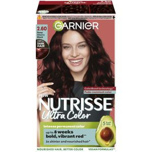 Garnier - Nutrisse Ultra - Haarkleur - Diep Kersen Zwart - 1 Stuk