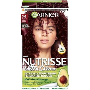 Garnier - Nutrisse Creme - Haarkleur - Rood Donkerbruin - 1 Verpakking