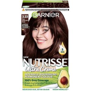 Garnier - Nutrisse Cream - Haarkleuring - Diep Goudbruin - Romige Formule