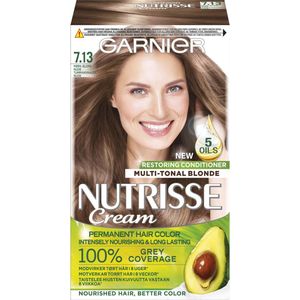 Garnier - Nutrisse Cream - Haarkleuring - Donkerblond - Verzorgend