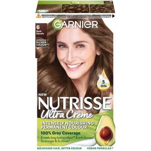 Nutrisse Cream - Haarkleuring - Lichtbruin - 1 Stuk - Verrijkt met Avocado-Olie
