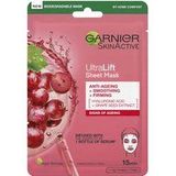 Garnier - Ultralift - Gezichtsmasker - 28g - Anti-aging - Hydraterend
