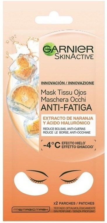 Garnier - Hydra Bomb - Oogmasker - Sinaasappelsap - 1pc
