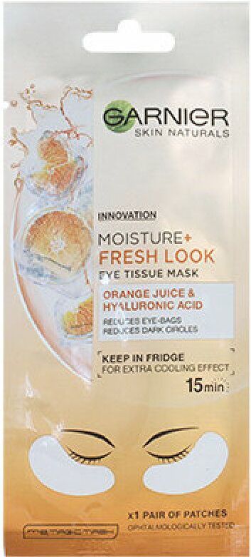 GARNIER - Exciting eye mask with orange juice and (Eye Tissue Mask) 6 g - 6.0g