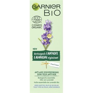 Garnier Bio Anti-age OogcrÃ¨me - 15 ml - Alle huidtypes - Revitaliserende Lavendel