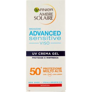 Garnier Ambre Solaire Advanced Sensitive Face UV Cream SPF 50+ - 50 ml