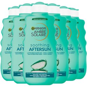 Garnier - Ambre Solaire - Hydraterende en Verfrissende Aftersun Melk - 6 x 400 ml - Voordeelverpakking