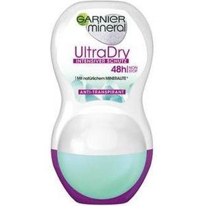 Garnier - Mineral UltraDry - Deodorant - 50 ml - Intensieve Bescherming Tegen Lichaamsgeur