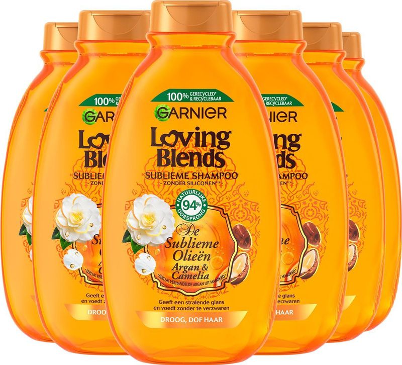 Garnier - Loving Blends - Shampoo - Argan & Cameliaolie - 400ml