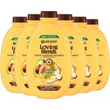 6x Garnier Loving Blends Avocado-olie en karité boter shampoo (300 ml)