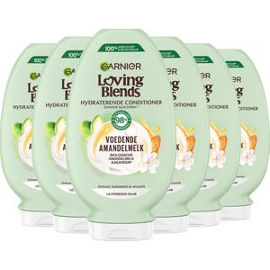 6x Garnier Loving Blends Voedende Amandelmelk Conditioner 250 ml