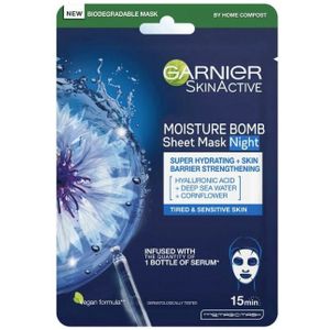 Garnier Skin Active Moisture Bomb Super Hydrating & Strengthening Night Tissue Mask 1 st