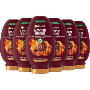 Garnier Loving Blends Gember Boost Revitaliserende Conditioner Voordeelverpakking - Slap, Futloos & Beschadigd Haar - 6 x 250ml