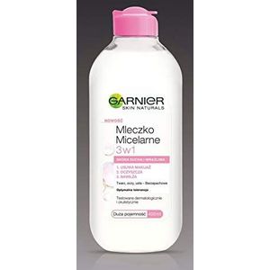 Garnier Skin Naturals 3-in-1 micellaire melk, droge en gevoelige huid, gezicht, ogen, lippen, 400 ml