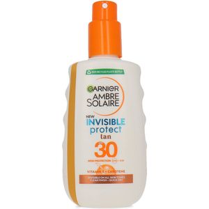 Garnier Ambre Solaire Invisible Protect Tan SPF 30 Zonnebrand Spray - 200 ml