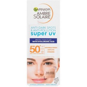 Garnier Ambre Solaire Ultralichte Gevoelige Zonnebrandfluid voor Gezicht SPF50+ 40 ml