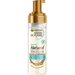 Garnier Ambre Solaire Self Tan Mousse - Zelfbruiner voor Lichaam & Gezicht met Hydraterend Kokoswater - 200ml