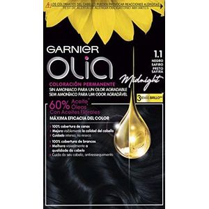 Garnier Olia Coloración Permanente Sin Amoniaco Para Un Olor aanpasbare Con Aceites Florales de Origen Natural - Negro Zafiro 1.1