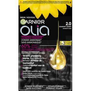 1+1 gratis: Garnier Olia Permanente Crèmekleuring 2.0 Zwart