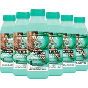 Garnier Fructis Hair Food Aloë Vera Hydraterende Shampoo Voordeelverpakking - Normaal Tot Droog Haar - 6 x 350ml