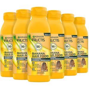 Garnier Fructis Hair Food Banana Voedende Shampoo Voordeelverpakking - Droog Haar - 6 x 350ml