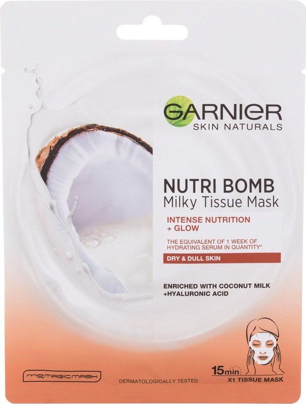 Garnier - Nutri Bomb - Gezichtsmasker - 28 g - Voedend