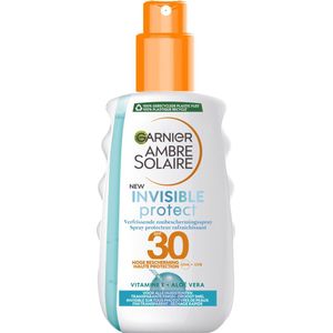 Garnier Ambre Solaire Clear Protect Refresh Transparante zonnebrand SPF30 - 200 ml