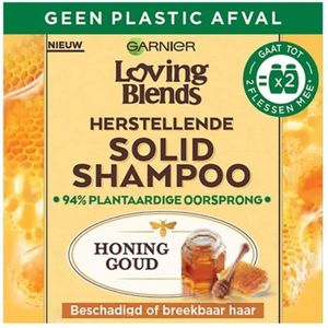 Loving Blends - Shampoo Bar - Honing - 60gr - Voor Kwetsbaar Haar